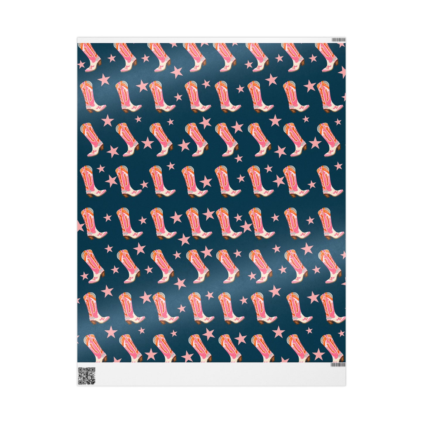 Cowgirl Boot Wrapping Paper