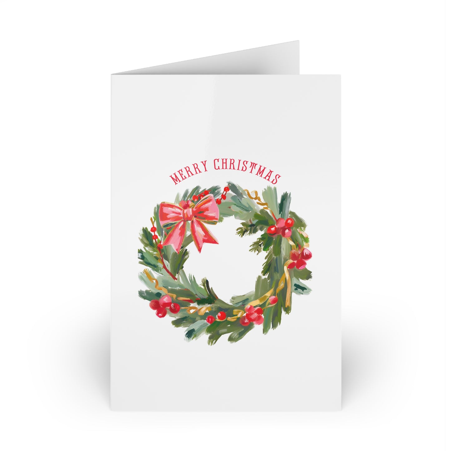 Greeting Cards, Christmas Wreath Card, Holiday Greeting Card Set, Xmas Stationery, Festive Card Bundle, Seasonal Greetings, Cute Card Design