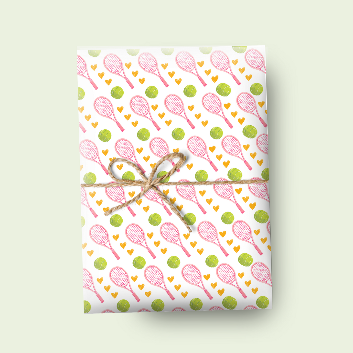 Tennis Lover Wrapping Paper