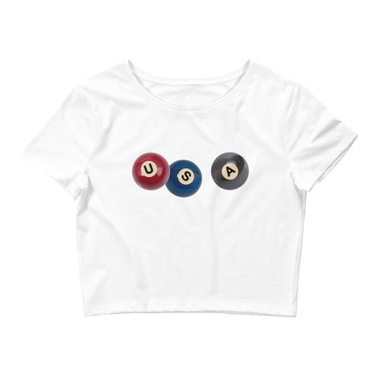 USA Pool Ball Baby Tee